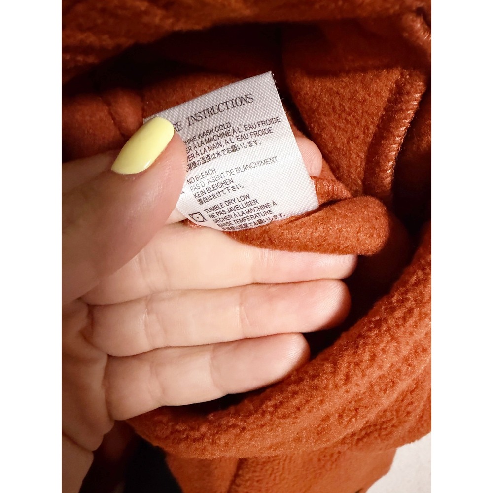 Autumn Mtn Collection Bask Fleece Cargo Joggers Pull On Orange Black Rust Medium - Picture 5 of 7